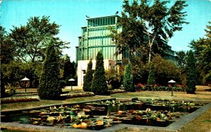 Postcard Missouri St. Louis The Jewel Box Building in Forest Park Chrome Era