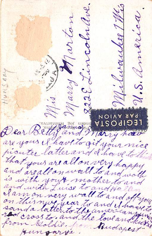 templom bejarain Budapest Republic of Hungary Postal Used Unknown, Missing St...