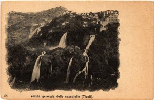 CPA TIVOLI Veduta generale delle cascatelle ITALY (545857)