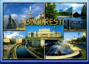 Romania Bucarest Multi View Town Views