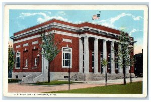 c1910's US Post Office Building Virginia Minnesota MN Unposted Antique Postcard