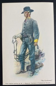 Mint USA Color Picture Postcard Civil War The Cavalryman