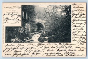 Hesse Germany Postcard High Bridge Part From The Lauterbachthal 1906 Posted