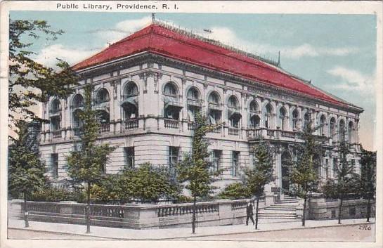 Public Library Providence Rhode Island 1918