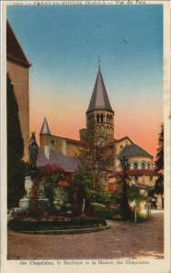 CPA PARAY-le-MONIAL Vue du Parc des Chapelains - La Basilique (1190243)