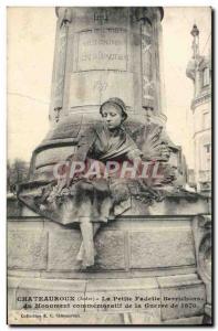 Old Postcard Chateauroux Berrichonne La Petite Fadette the commemorative monu...