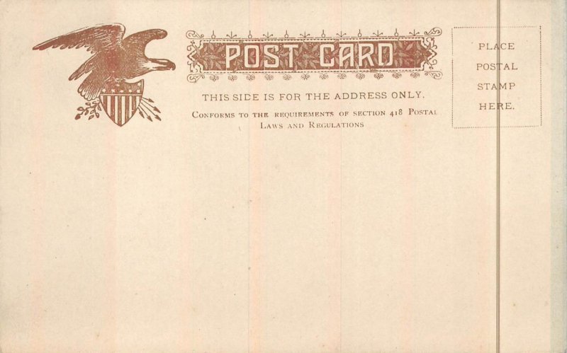 PAVILION OVERTON PARK MEMPHIS TENNESSEE POSTCARD (c. 1905)