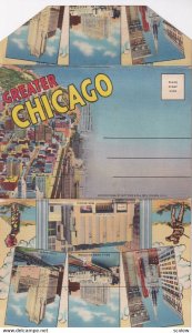 CHICAGO, Illinois, 1930-40s; 18-View Folder