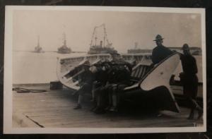 Mint Veracruz Mexico USA Occupation RPPC Real Postcard Batallion Marines 1914