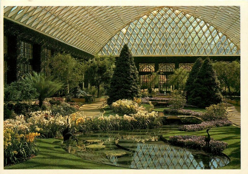 Longwood Gardens Kennett Square Pennsylvania East Conservatory PA Postcard