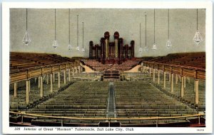 M-58292 Interior of Great Mormon Tabernacle Salt Lake City Utah