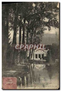 Old Postcard Argeles Gazost The Thermal baths and the banks of Lake