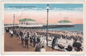 ATLANTIC CITY, New Jersey, 1900-1910's; Heinz Ocean Pier And Boardwalk