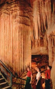 Falls Frozen Niagara Mammoth Cave National Park Kentucky Vintage Postcard