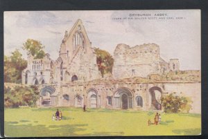 Scotland Postcard - Dryburgh Abbey, Tomb of Sir Walter Scott  RS16488