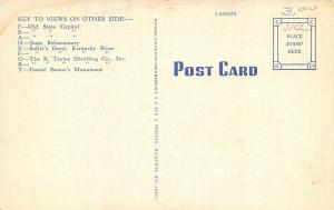 Frankfort Kentucky~Large Letter Linen Postcard~Capitol Building~Prison~1940s PC 