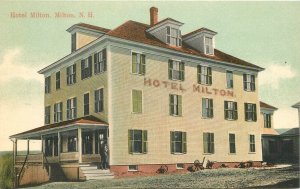 Postcard New Hampshire Milton Hotel roadside Knight ##14683 23-3377