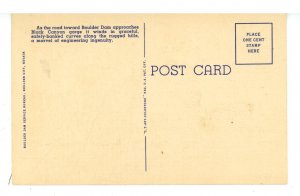 NV - Boulder Dam Area. Transcontinental Highway ca 1939