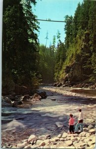 Postcard Capilano Suspension Bridge North Vancouver Canada