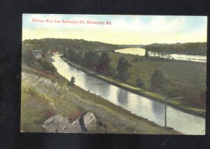 WILLIAMSPORT MARYLAND POTOMAC RIVER DOUBLEDAY'S HILL VINTAGE POSTCARD MD.