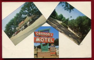 Kearney Nebraska ne Cannon's Motel chrome postcard