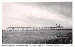 Antioch Bridge - Pittsburg, California CA  