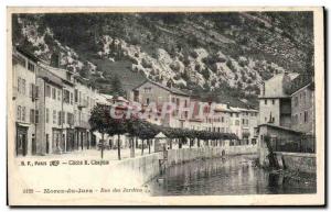 Morez Jura - Rue des Jardins - Old Postcard