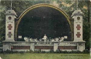 United States Rochester New York South Park music band stand postcard