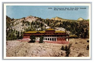 Postcard CO Lewiston Hotel Estes Park Colorado Rocky Mountain National Park