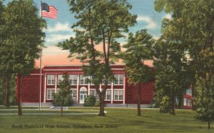 Vintage Postcard 1959 North Plainfield High School Plainfield New Jersey N. J.