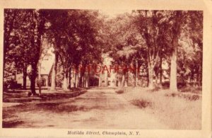 1931 MATILDA STREET, CHAMPLAIN, N.Y. church in background