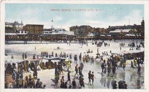 Beach Scene Atlantic City New Jersey