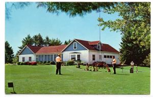 Bass Lake Golf Course Sport Golfing Antigo Wisconsin postcard