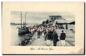 Agde - Le Grau du Quai - Old Postcard