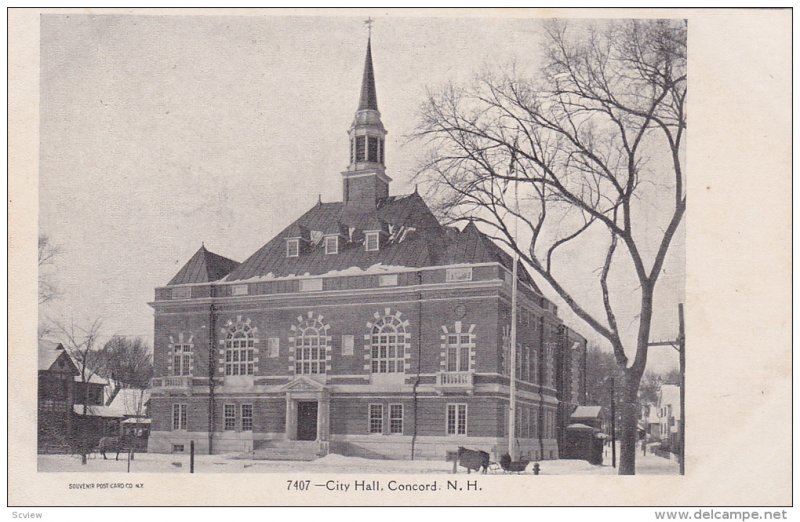 City Hall, Concord, New Hampshire, 10-20s