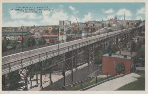 Church Hill Viaduct VA USA Vintage Postcard