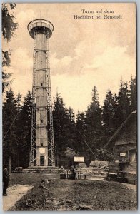 Neustadt Germany c1910 Postcard Turm Auf Dem Hochfirst Tower