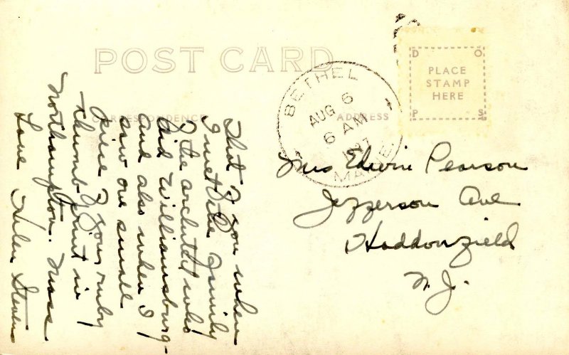 ME - Kennebunkport. Spouting Rock.   RPPC