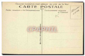 Old Postcard Eze the Rock View from the Corniche road