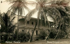 c1930s RPPC Postcard; Kailua Palace Hotel, Kona HI unposted