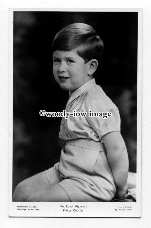 r2435 - His Royal Highness Prince Charles as a Young Boy - postcard