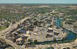 Maryland Salisbury Aerial View Looking Northeast Showing Business District & ...