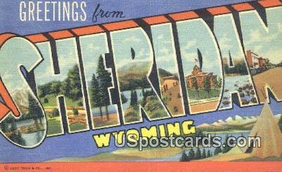 Sheridan, WY        ;      Sheridan, Wyoming 