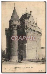 Old Postcard Brussels Gate Hall