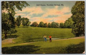 Excelsior Springs Missouri 1940-50s Postcard Golf Course