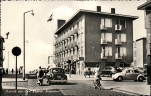 Katwijk aan Zee Netherlands Noordzee VW Volkswagen Bug Beetle RPPC PC