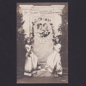 GERMANY, Postcard, Emperor Wilhelm II, Silver Jubilee, Used