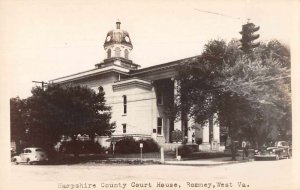 Romney West Virginia Court House Real Photo Vintage Postcard JH230763