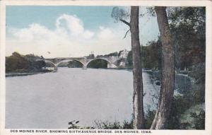 Iowa Des Moines Sixth Avenue Bridge Over Des Moines River