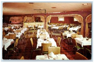 1956 Interior View Edgewood Restaurant Chicago Illinois Vintage Antique Postcard